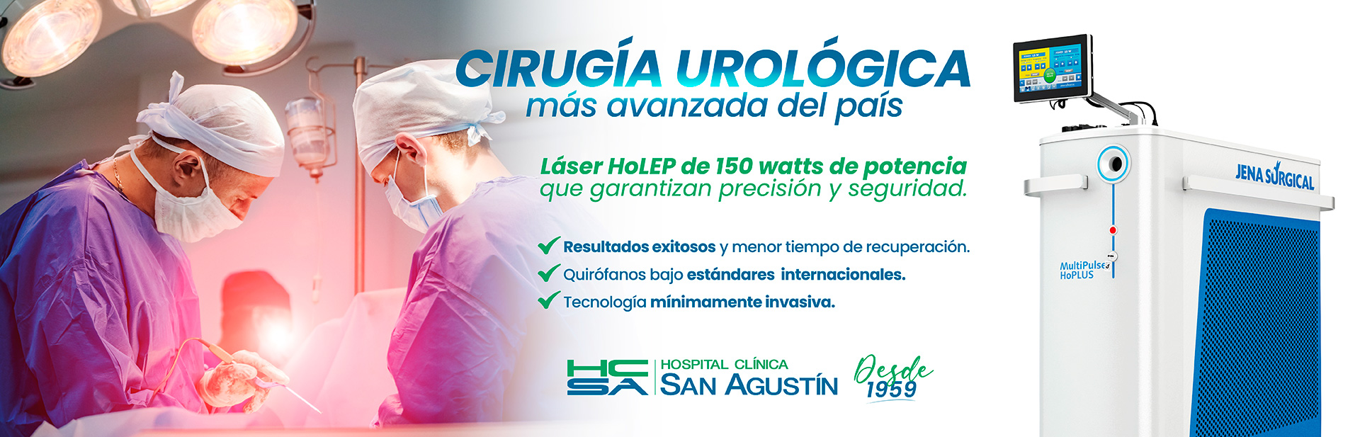 Cirugía Urológica | Hospital Clínica San Agustín