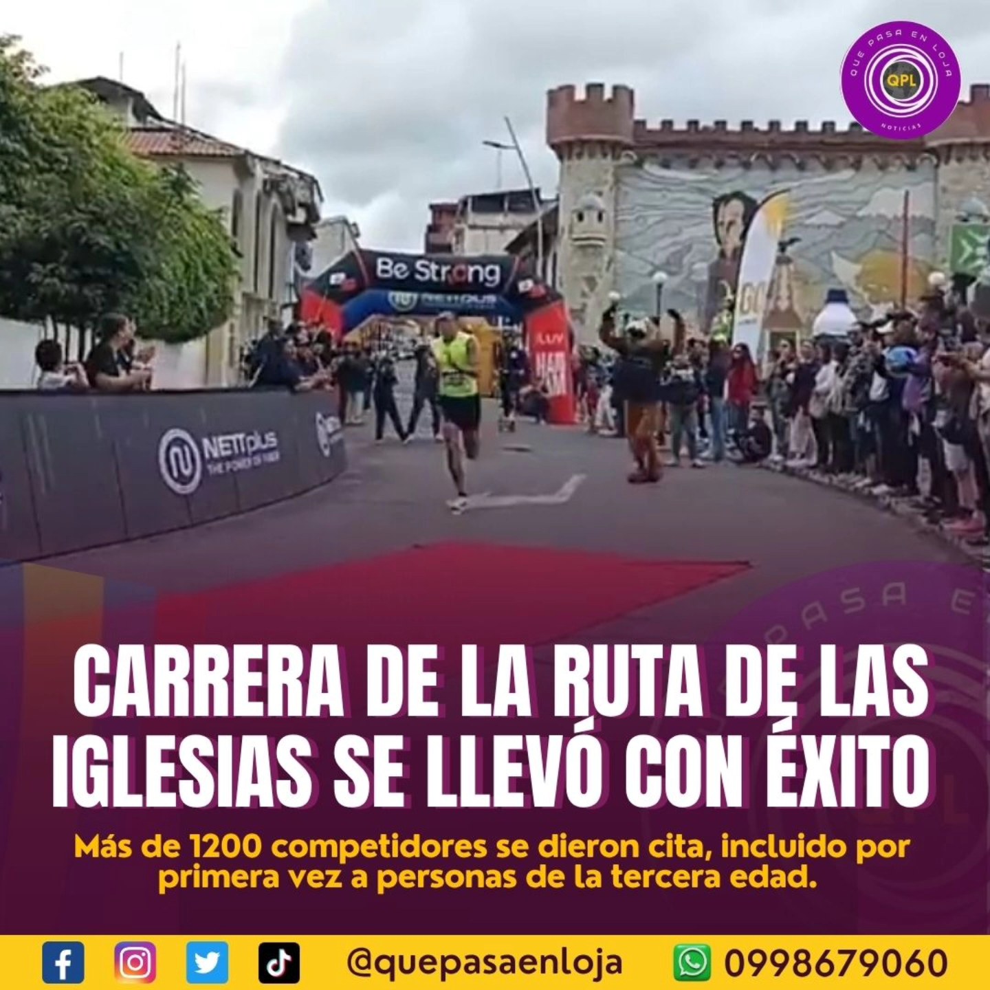 Carrera de la Ruta de las Iglesias se llevó con éxito