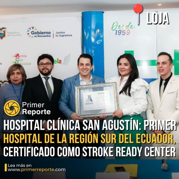 Hospital Clínica San Agustín, certificado como STROKE READY CENTER (Centro Preparado para Accidentes Cerebrovasculares)